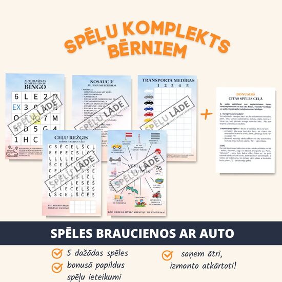 SPĒLES BRAUCIENOS AR AUTOMAŠĪNU